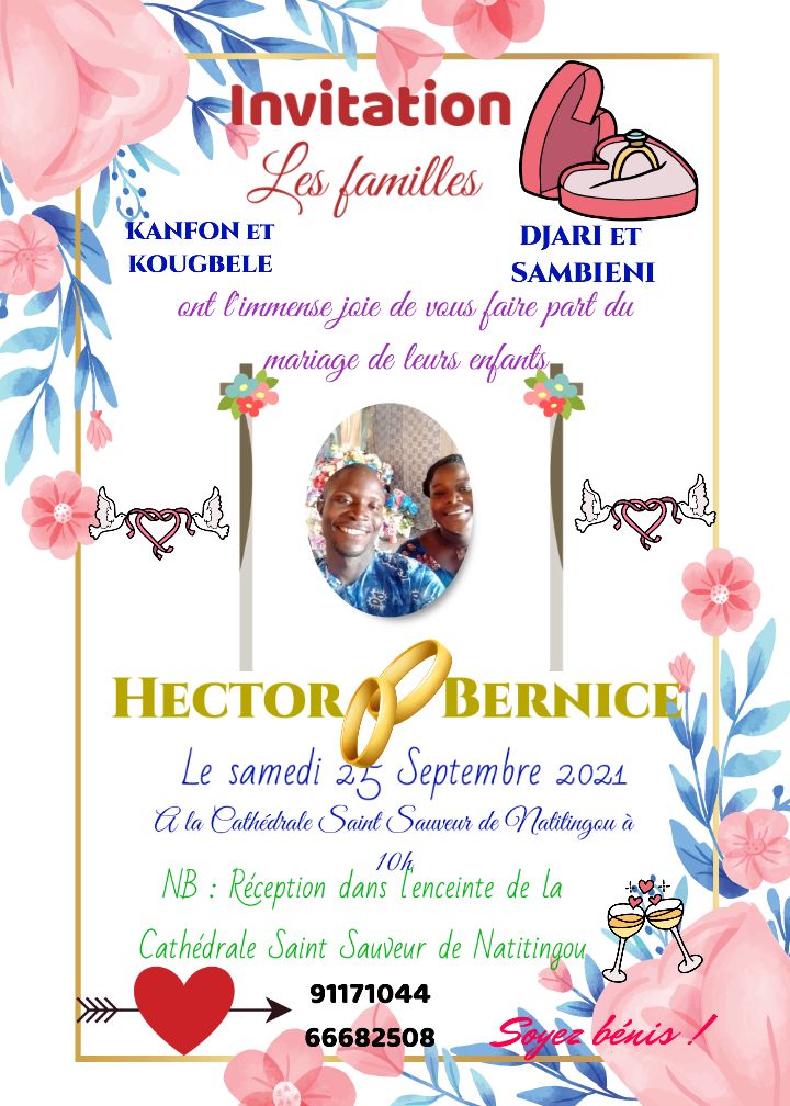 Carte d'invitation