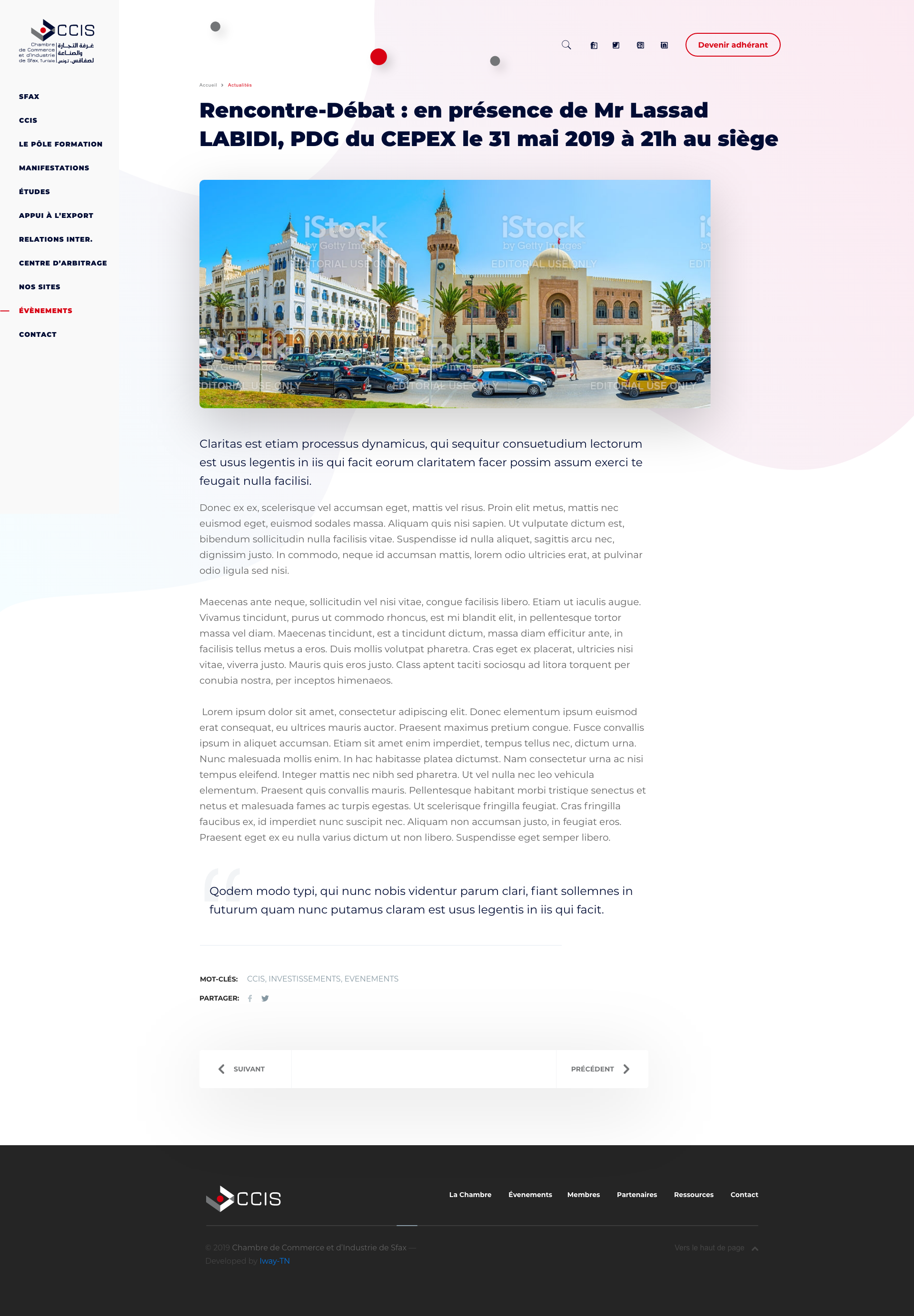 Chambre de Commerce et d'Industrie de Sfax