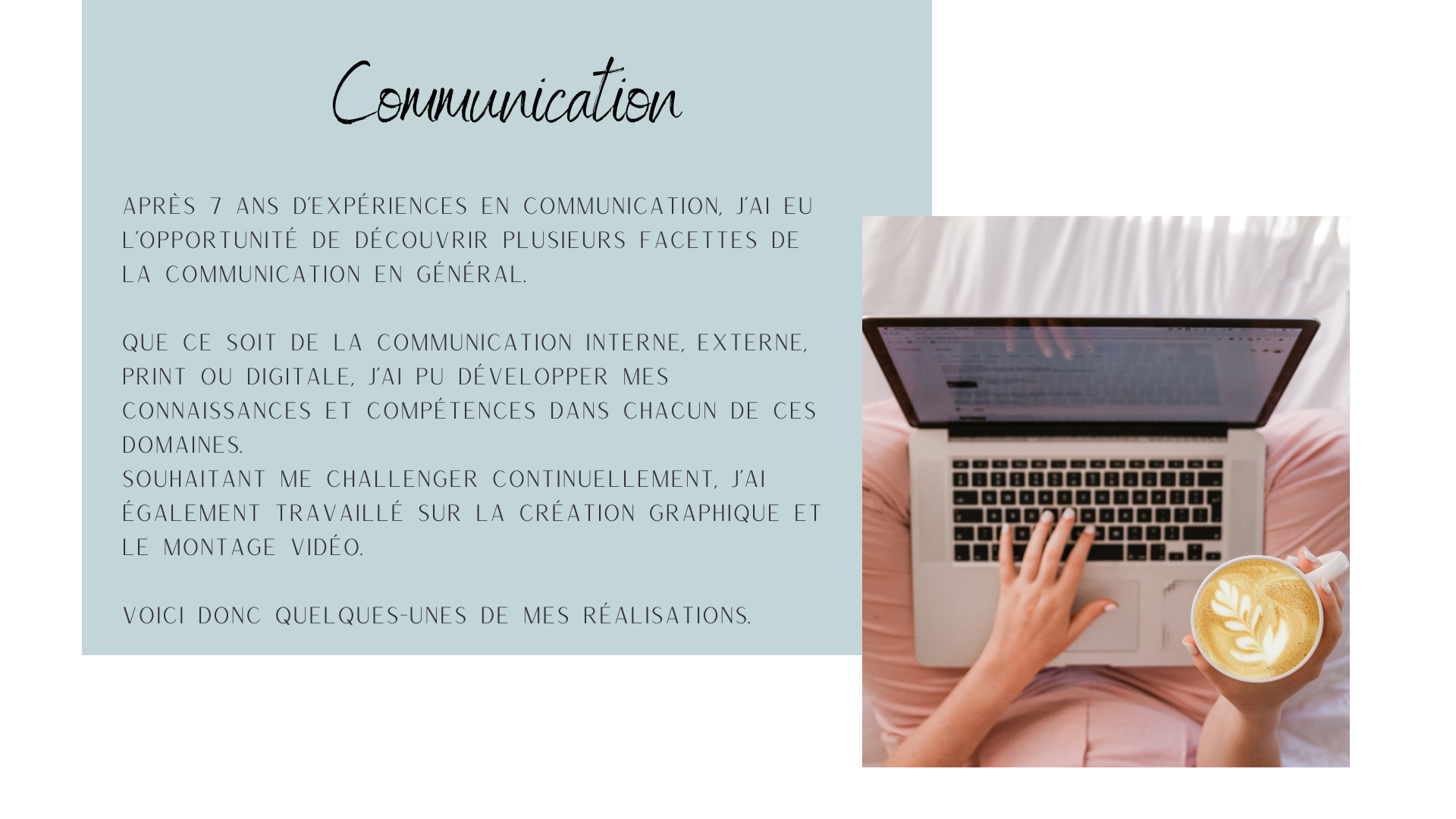 Passionnée de communication et d'événementiel