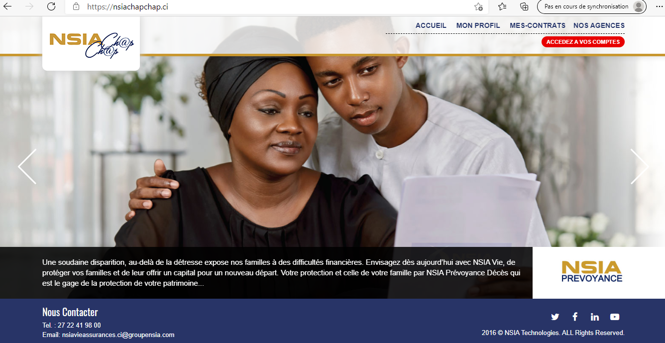 Extranet Nsia-vie Assurance