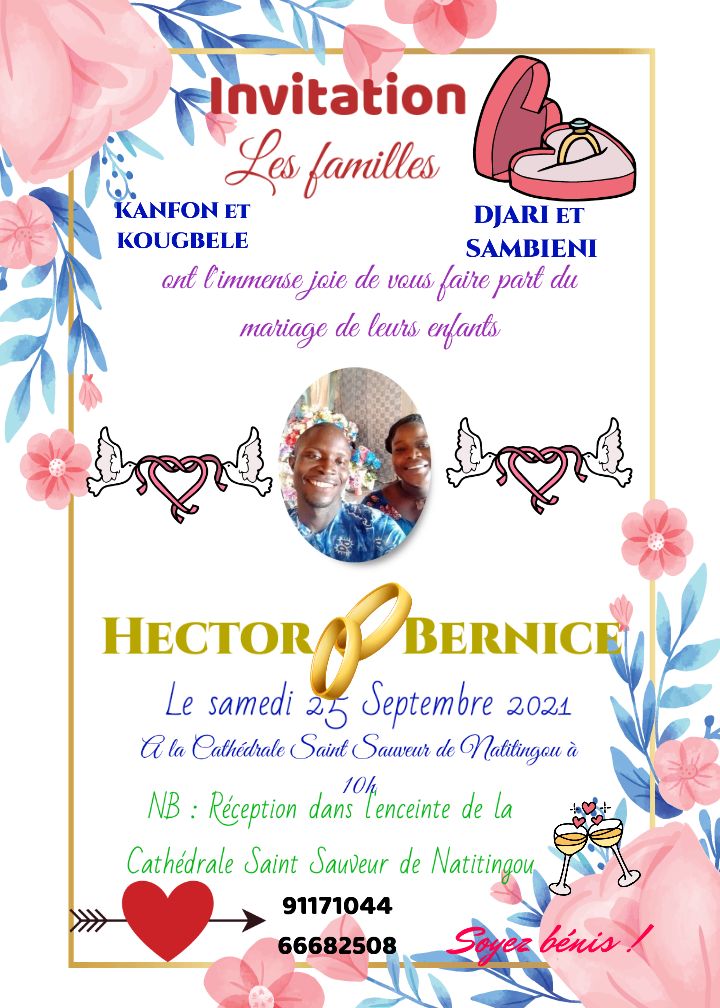 Carte d'invitation