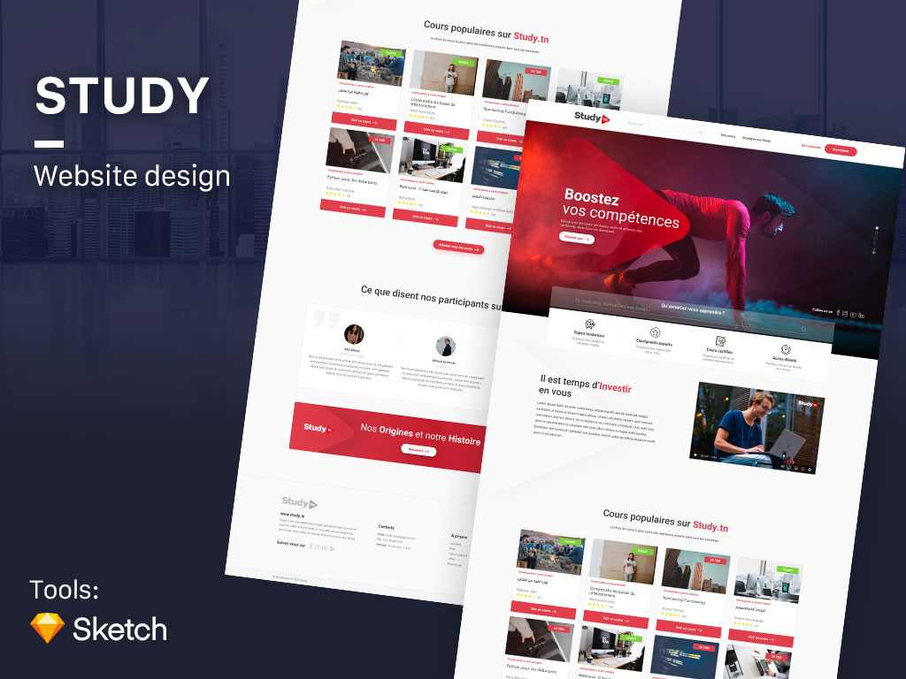 Study.tn - E-learning platform Redesign