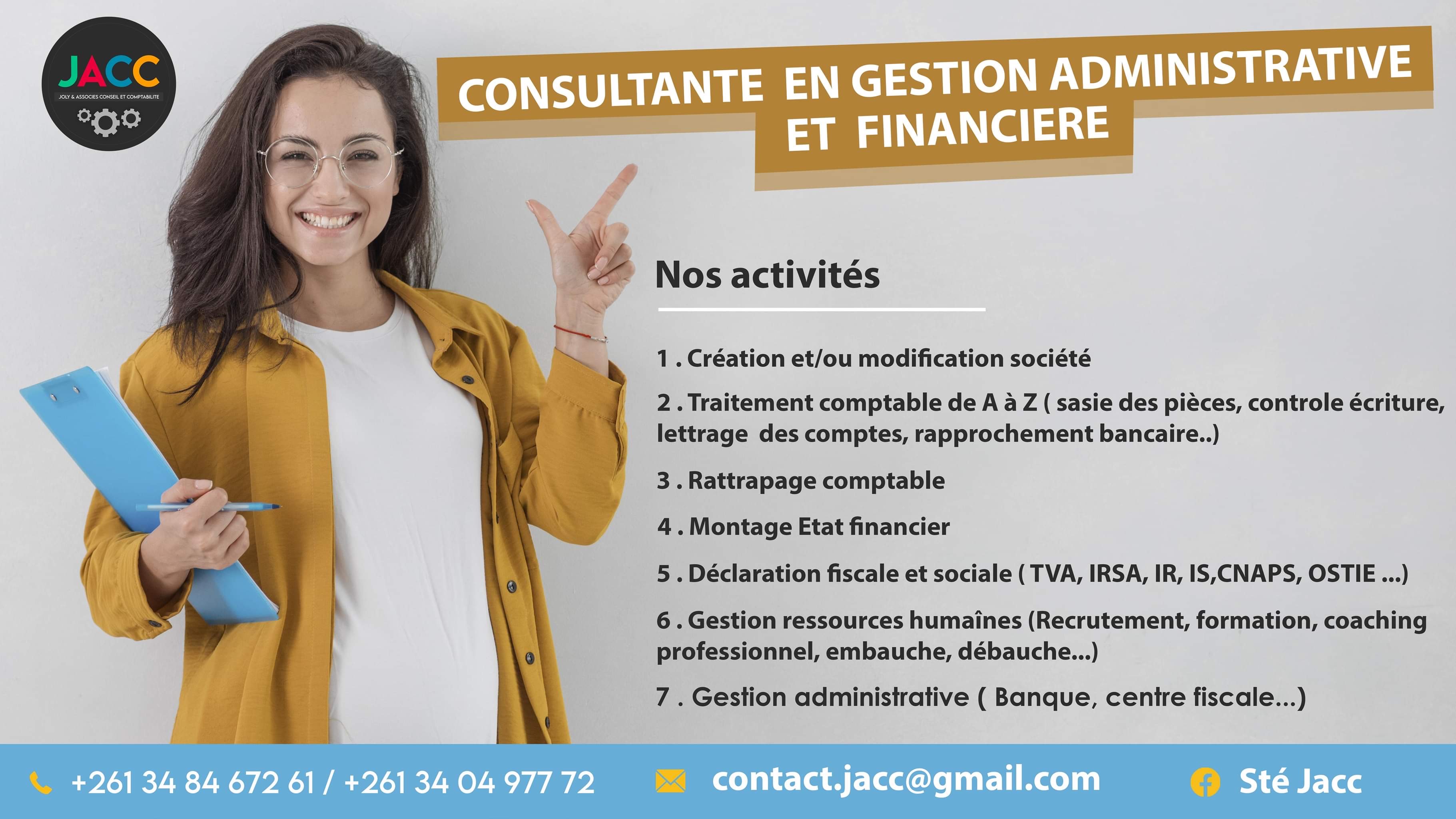 Externalisation comptable et administratif 